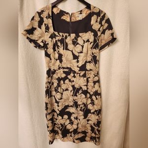 Banana Republic Short Sleeve Floral Dress Size 6